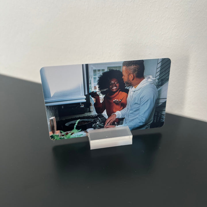 Acrylaufsteller für Fotokarten - Kartenfabrik